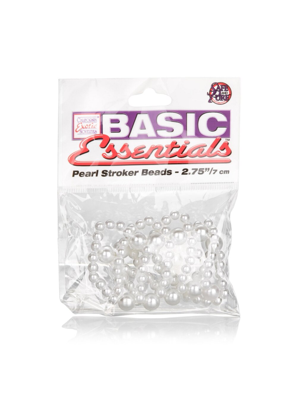 CalExotics Basic Essentials Pearl Stroker Beads 2.75'/7 cm