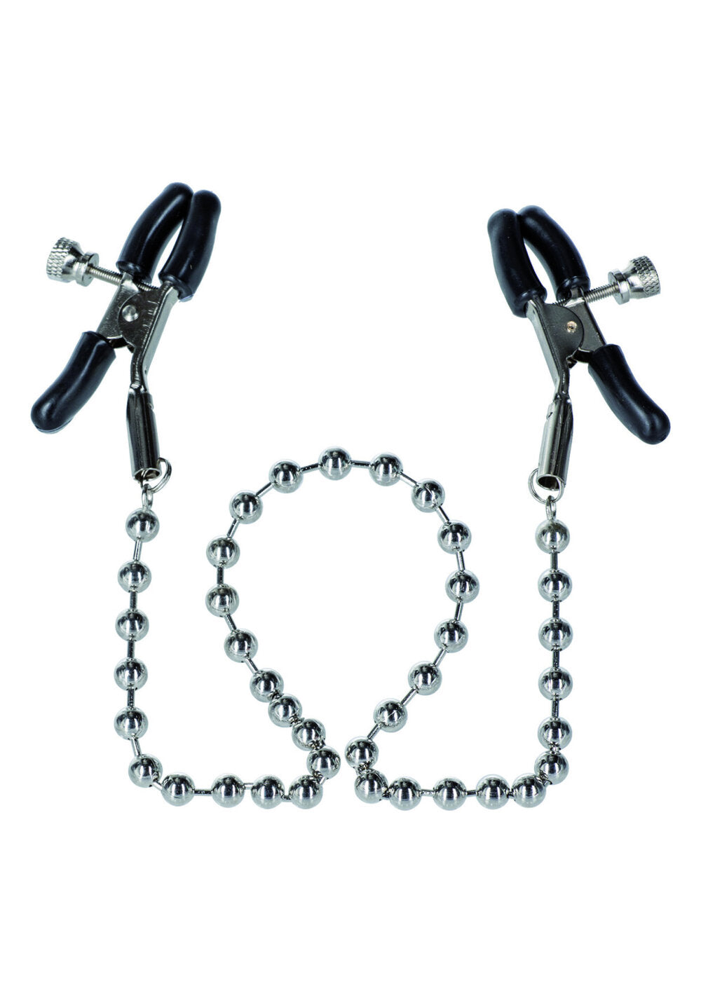 CalExotics Nipple Play Silver Beaded Nipple Clamps