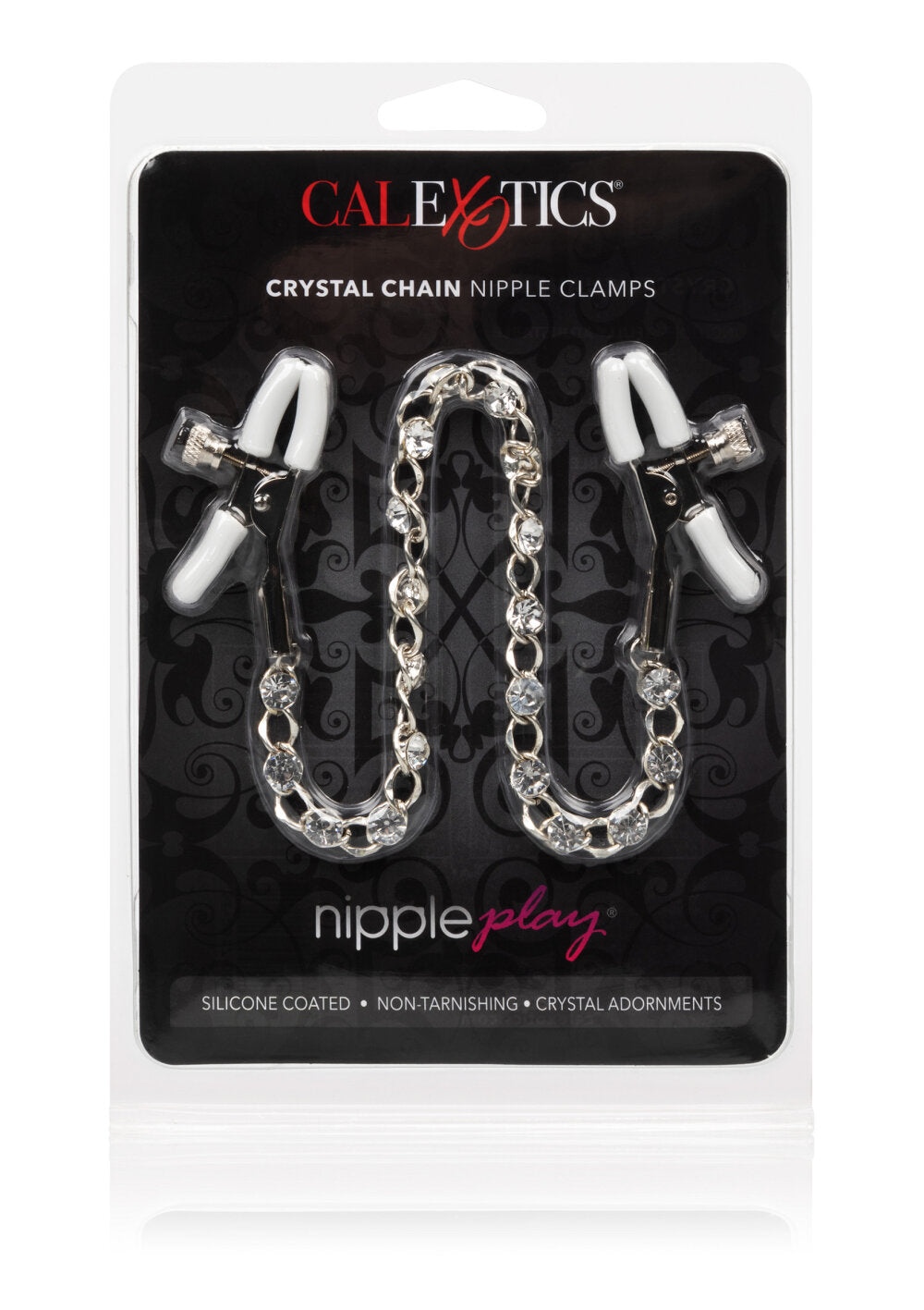 CalExotics Nipple Play Crystal Chain Nipple Clamps