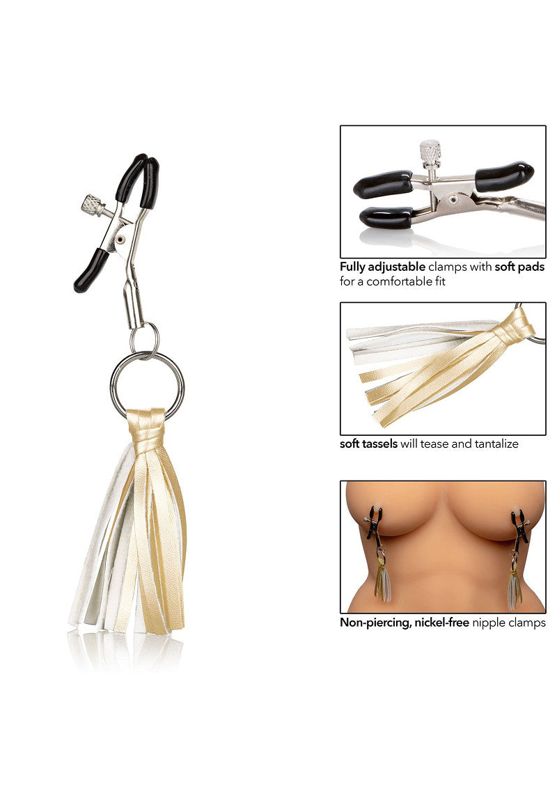 CalExotics Nipple Play Playful Tassels Nipple Clamps