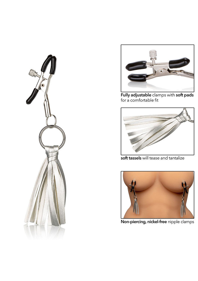 CalExotics Nipple Play Playful Tassels Nipple Clamps