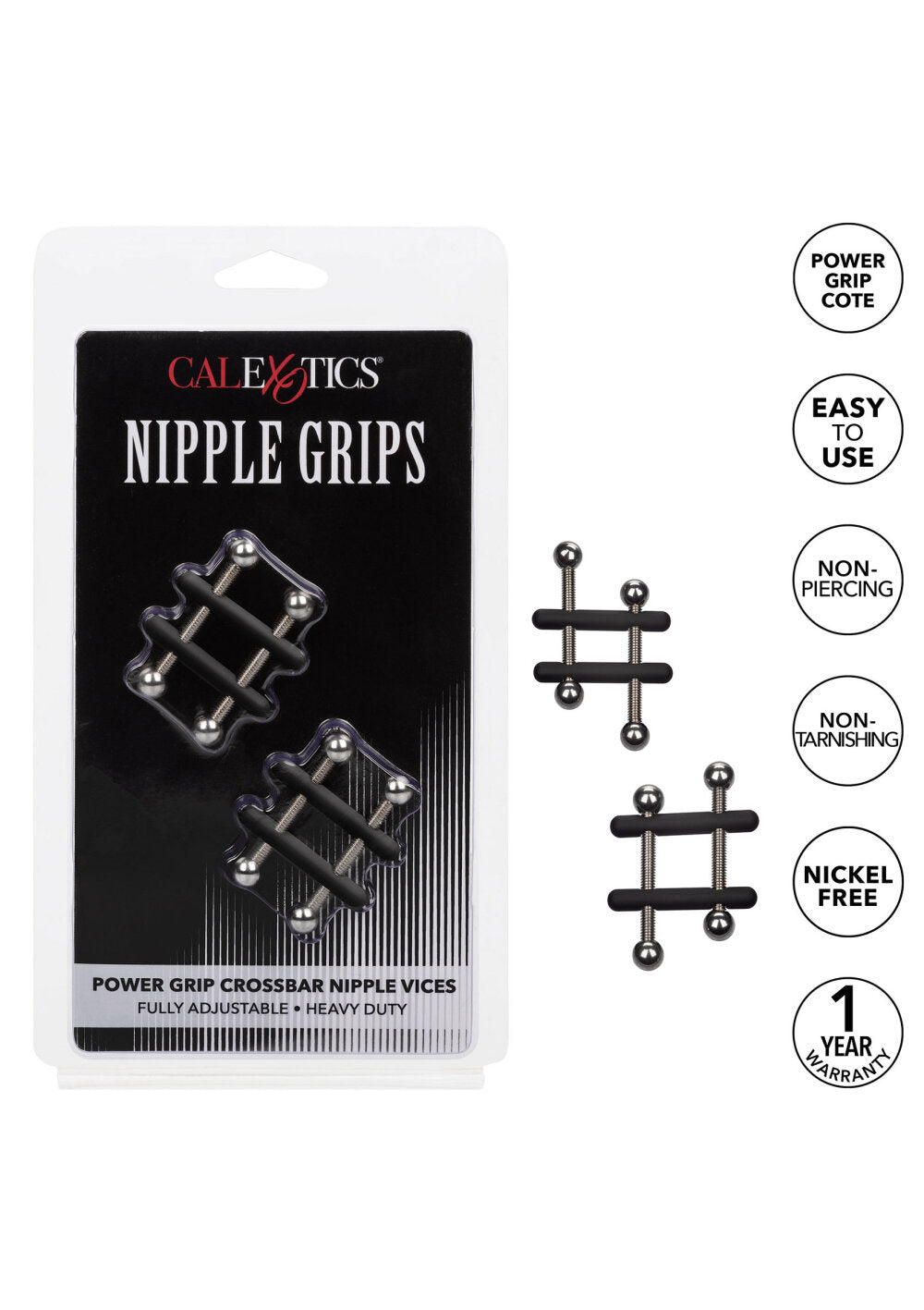 CalExotics Nipple Grips Power Grip Crossbar Nipple Vices