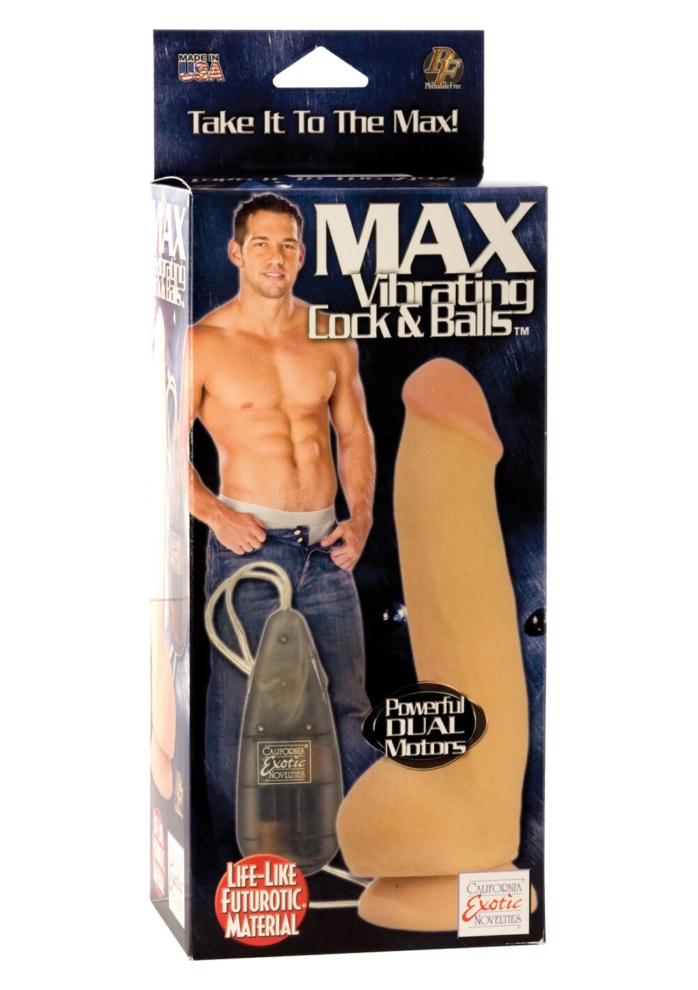 CalExotics Max Vibrating Cock & Balls