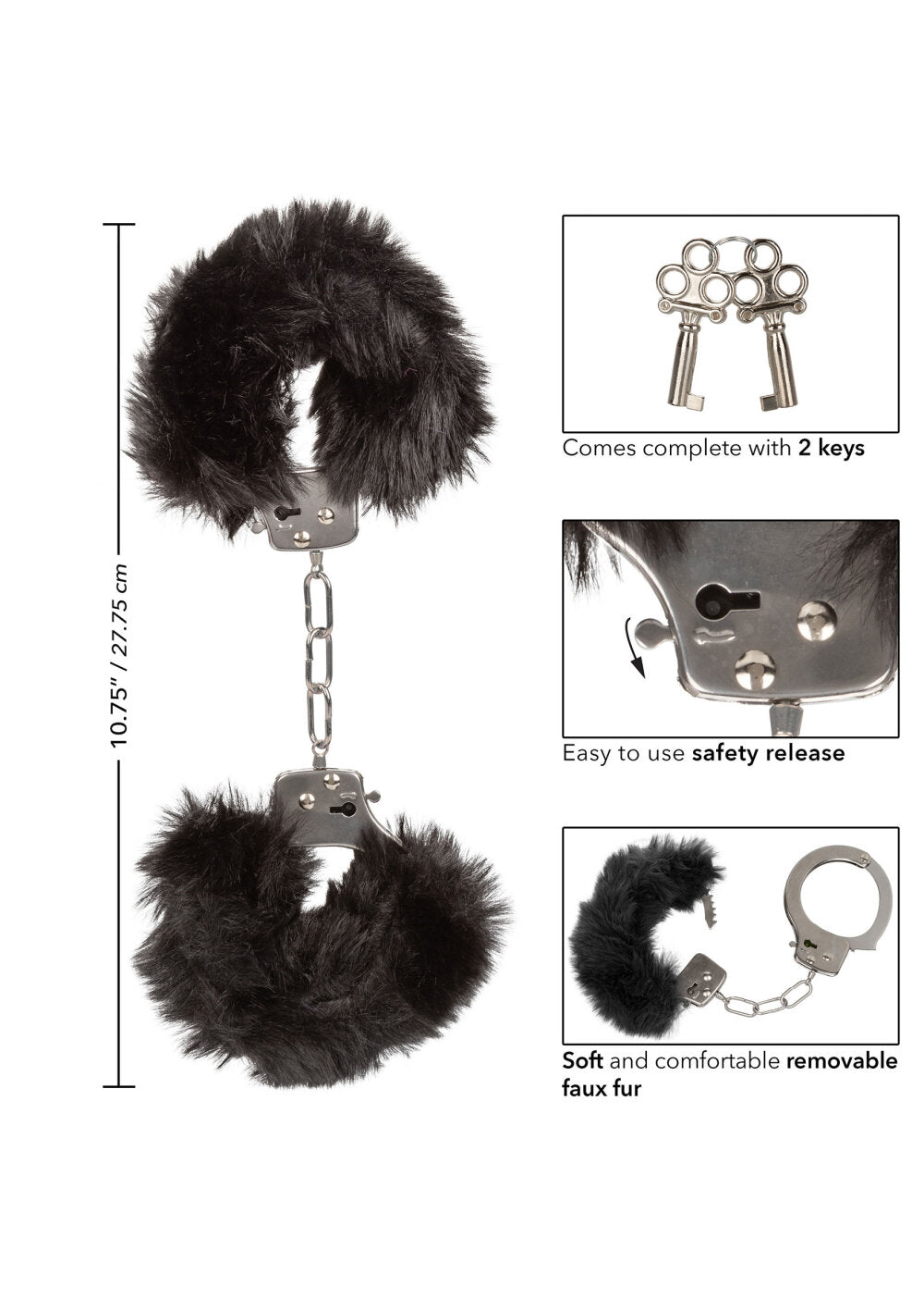 CalExotics Ultra Fluffy Furry Cuffs