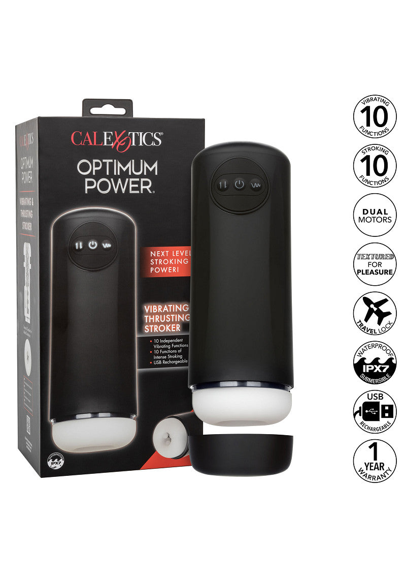 CalExotics Optimum Power Vibrating and Thrusting Stroker