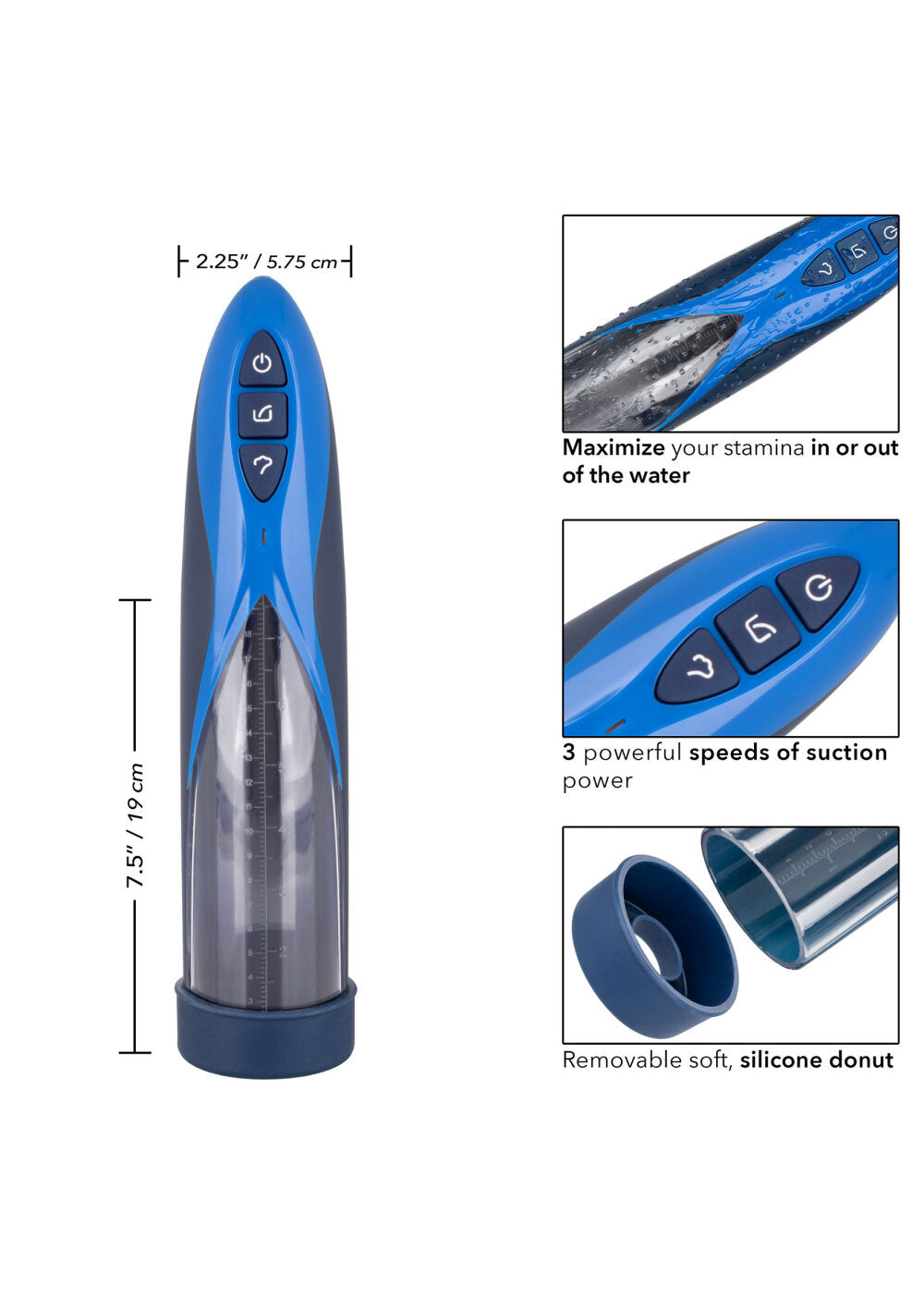 CalExotics Optimum Series Rechargeable Waterproof Pump