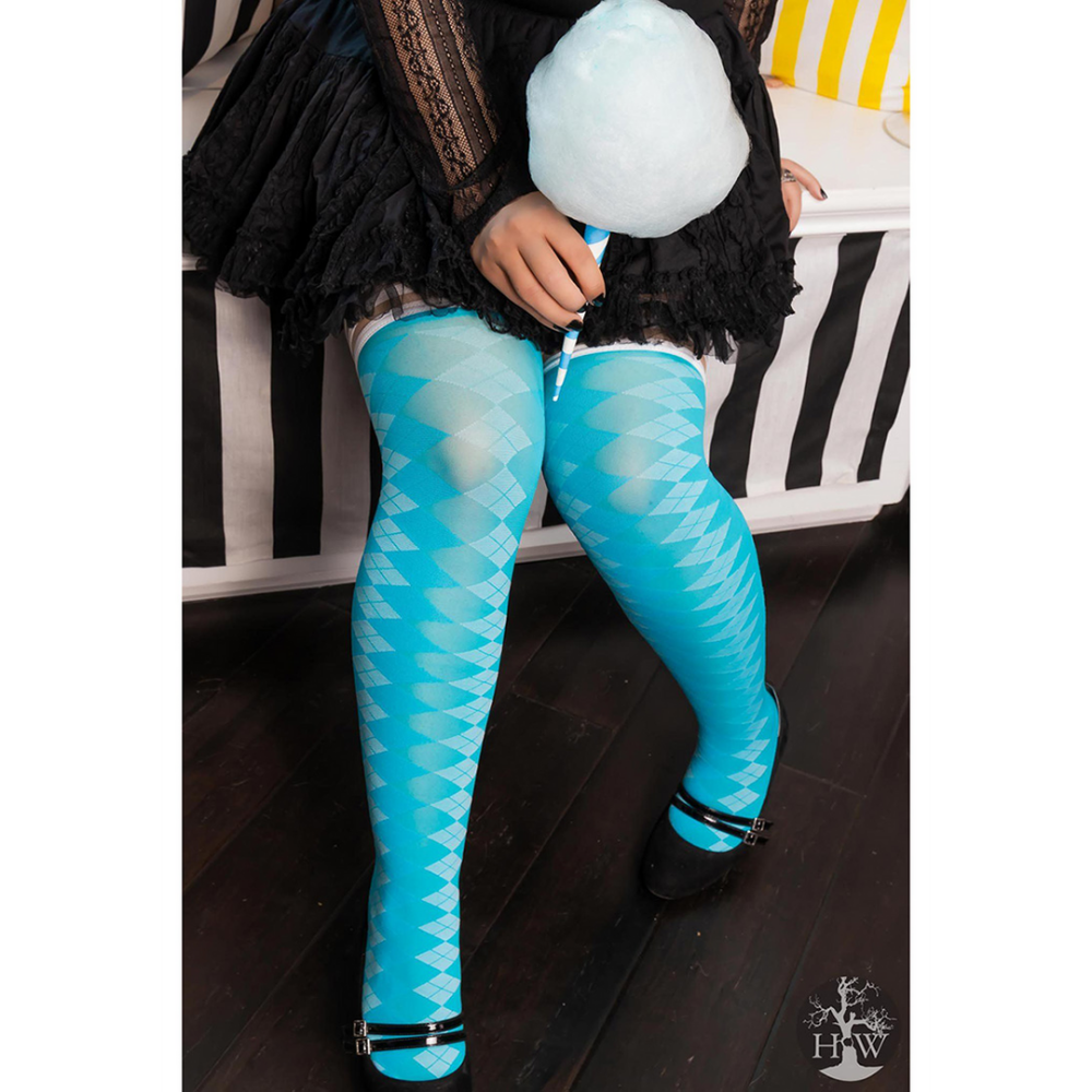 Par 4 - Thigh High - D - Blue