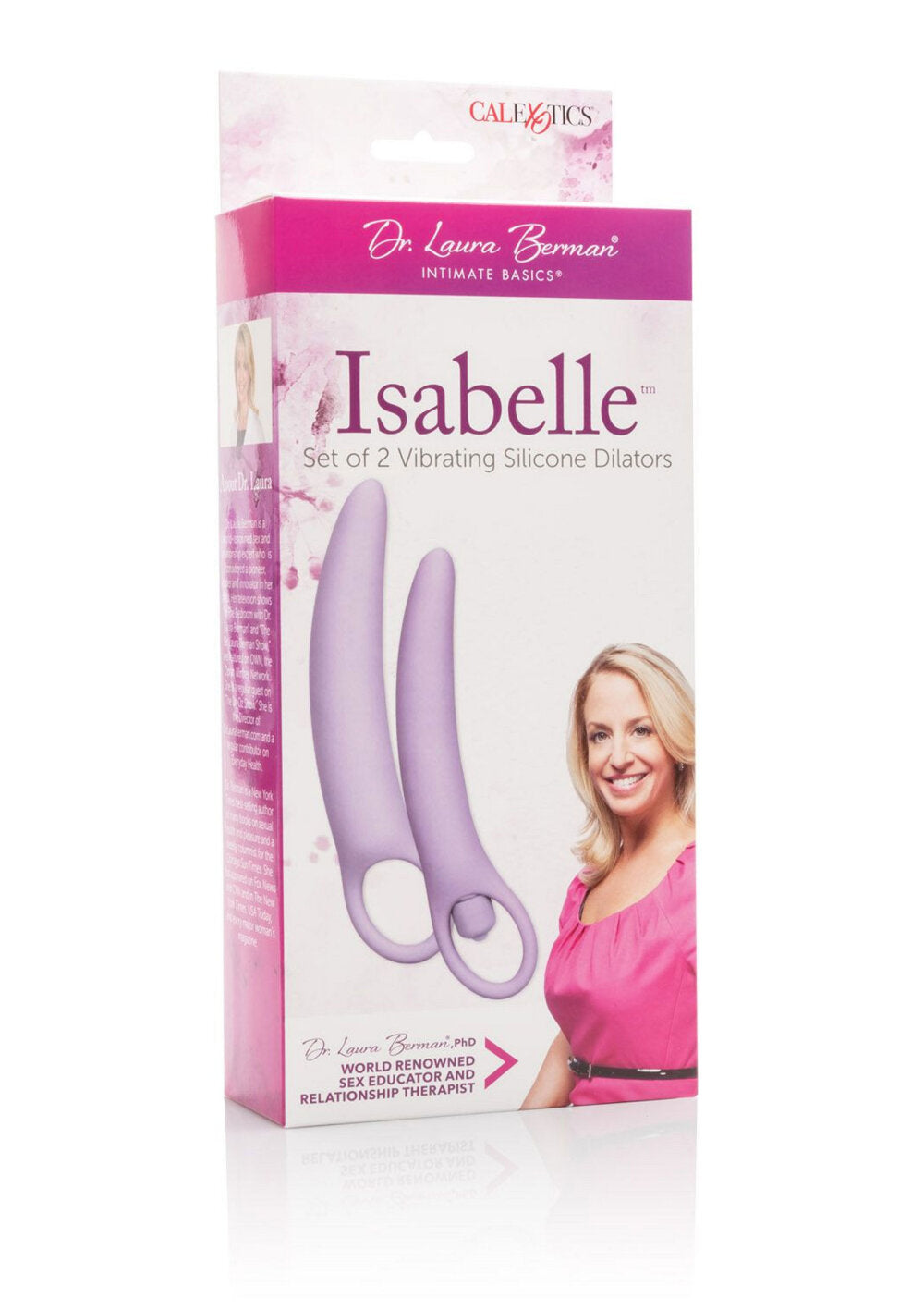 CalExotics Dr. Laura Berman Isabelle Set of 2 Vibrating Silicone Dilators