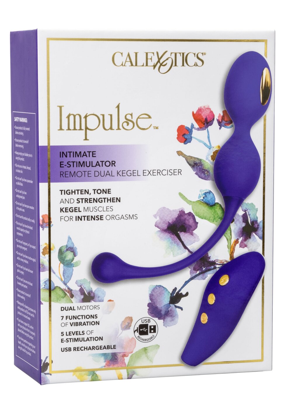 CalExotics Impulse Intimate E-Stimulator Remote Dual Kegel Exerciser