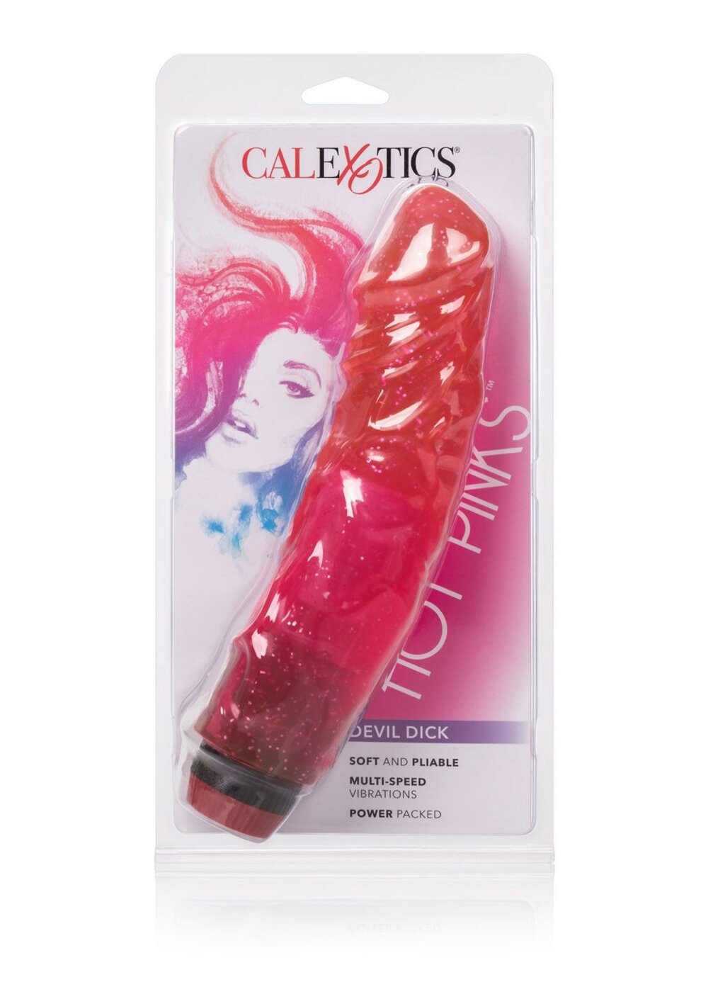 CalExotics Hot Pinks Devil Dick