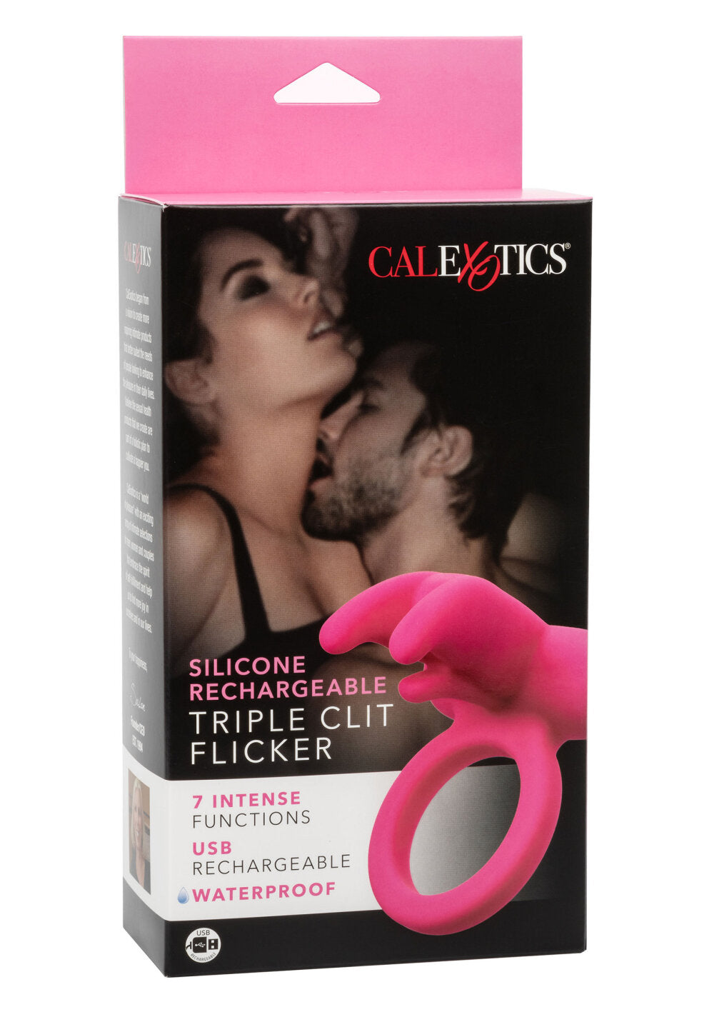 CalExotics Silicone Rechargeable Triple Clit Flicker