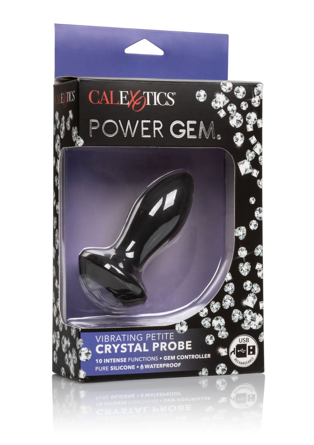 CalExotics Power Gem Vibrating Petite Crystal Probe