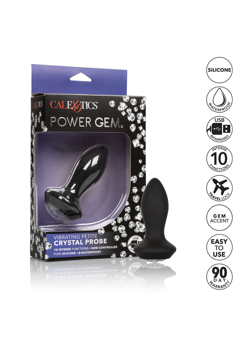 CalExotics Power Gem Vibrating Petite Crystal Probe