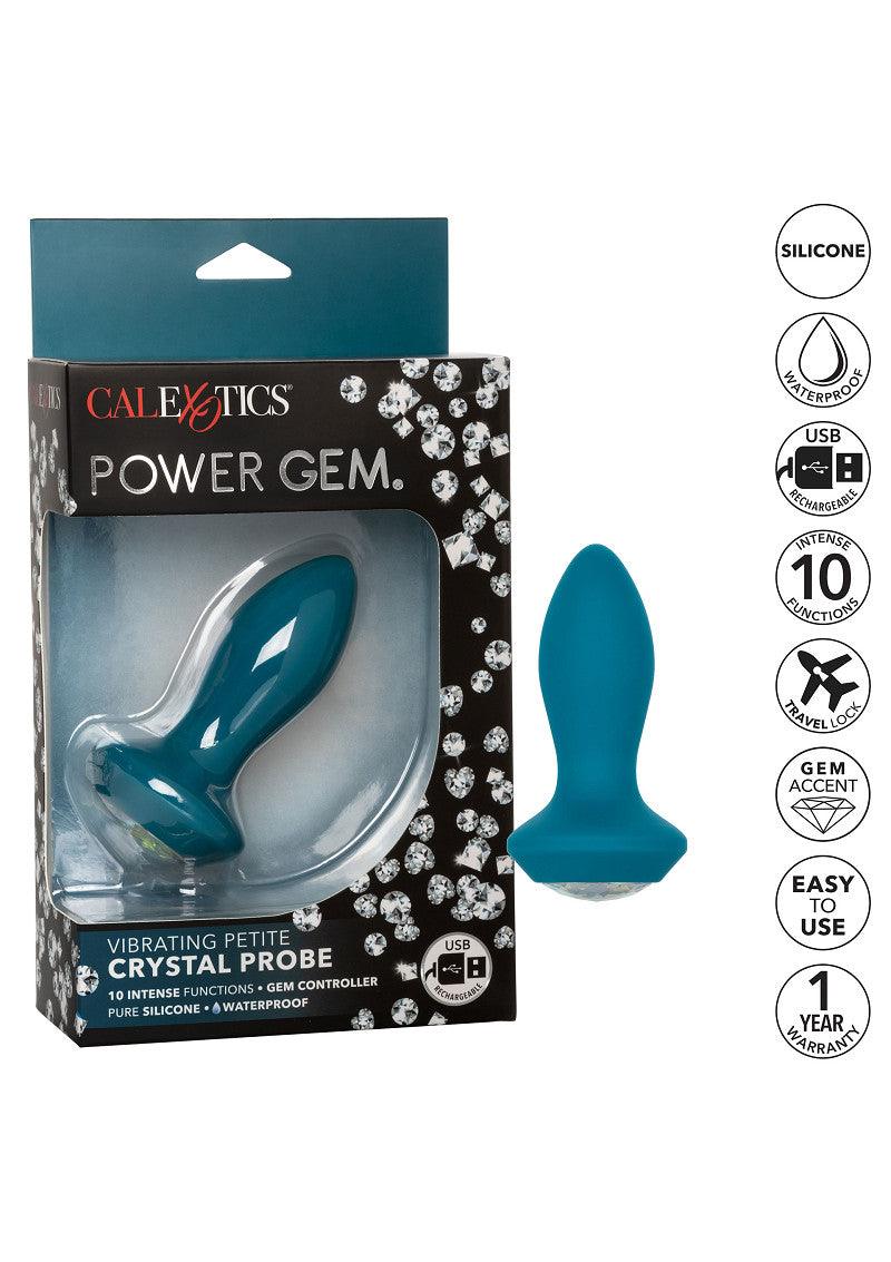 CalExotics Power Gem Vibrating Petite Crystal Probe