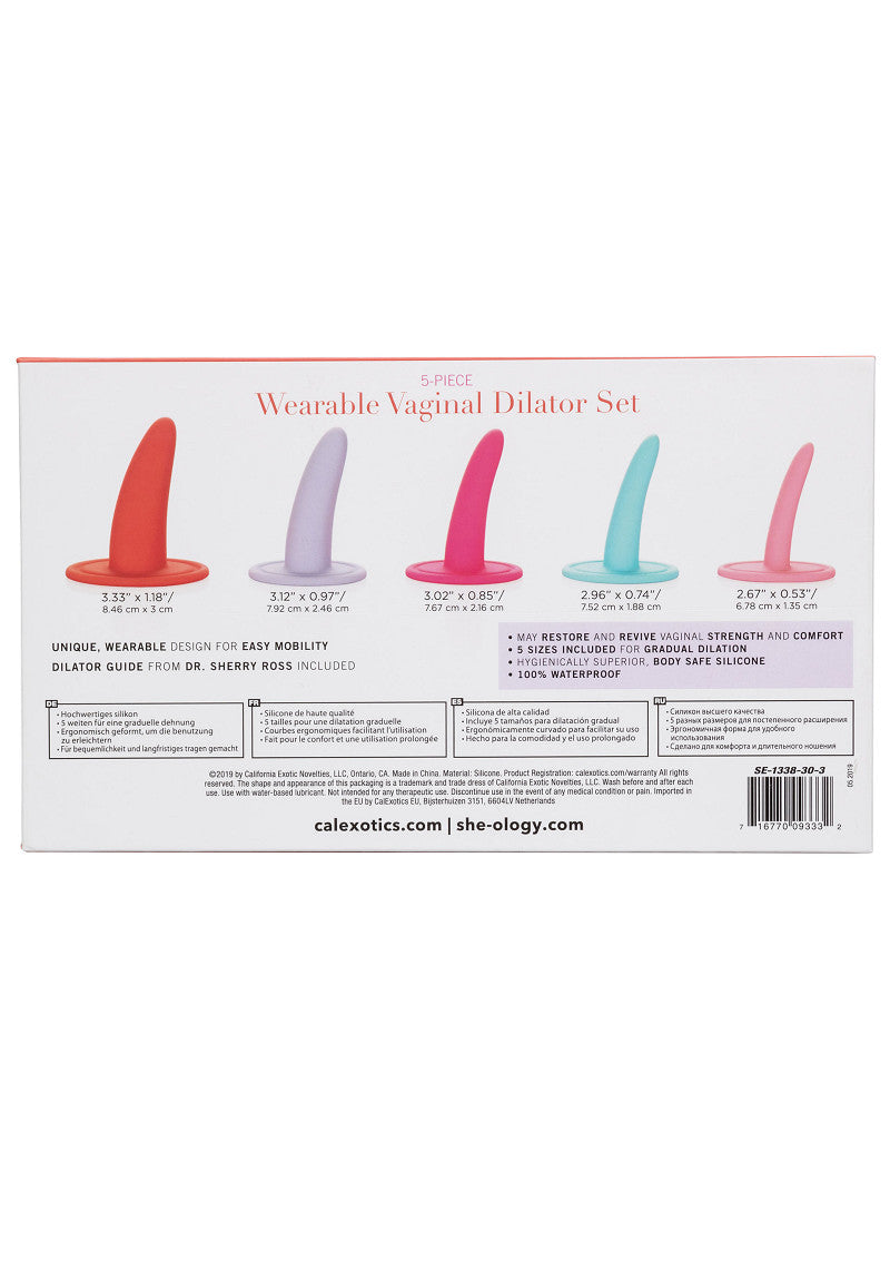 CalExotics She-ology 5-piece Wearable Vaginal Dilator Set