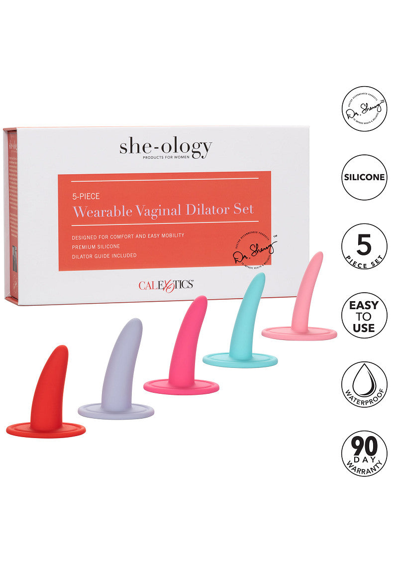 CalExotics She-ology 5-piece Wearable Vaginal Dilator Set