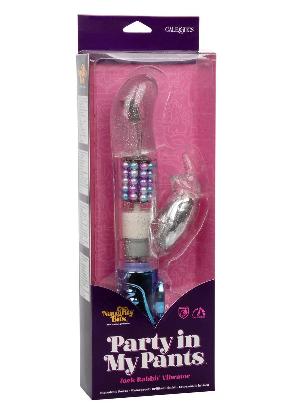 CalExotics Naughty Bits Party in my Pants Jack Rabbit Vibrator