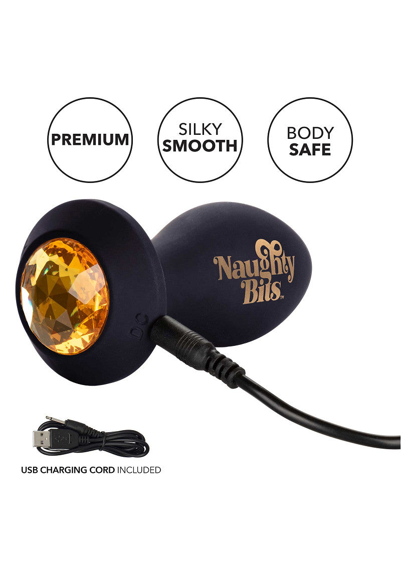 CalExotics Naughty Bits Shake Your Ass Petite Vibrating Butt Plug