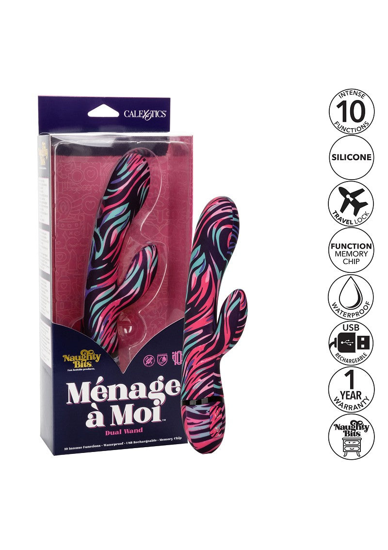 CalExotics Naughty Bits Ménage à Moi Dual Wand