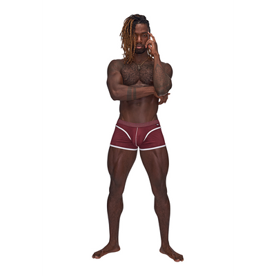 Mini Short - L - Burgundy