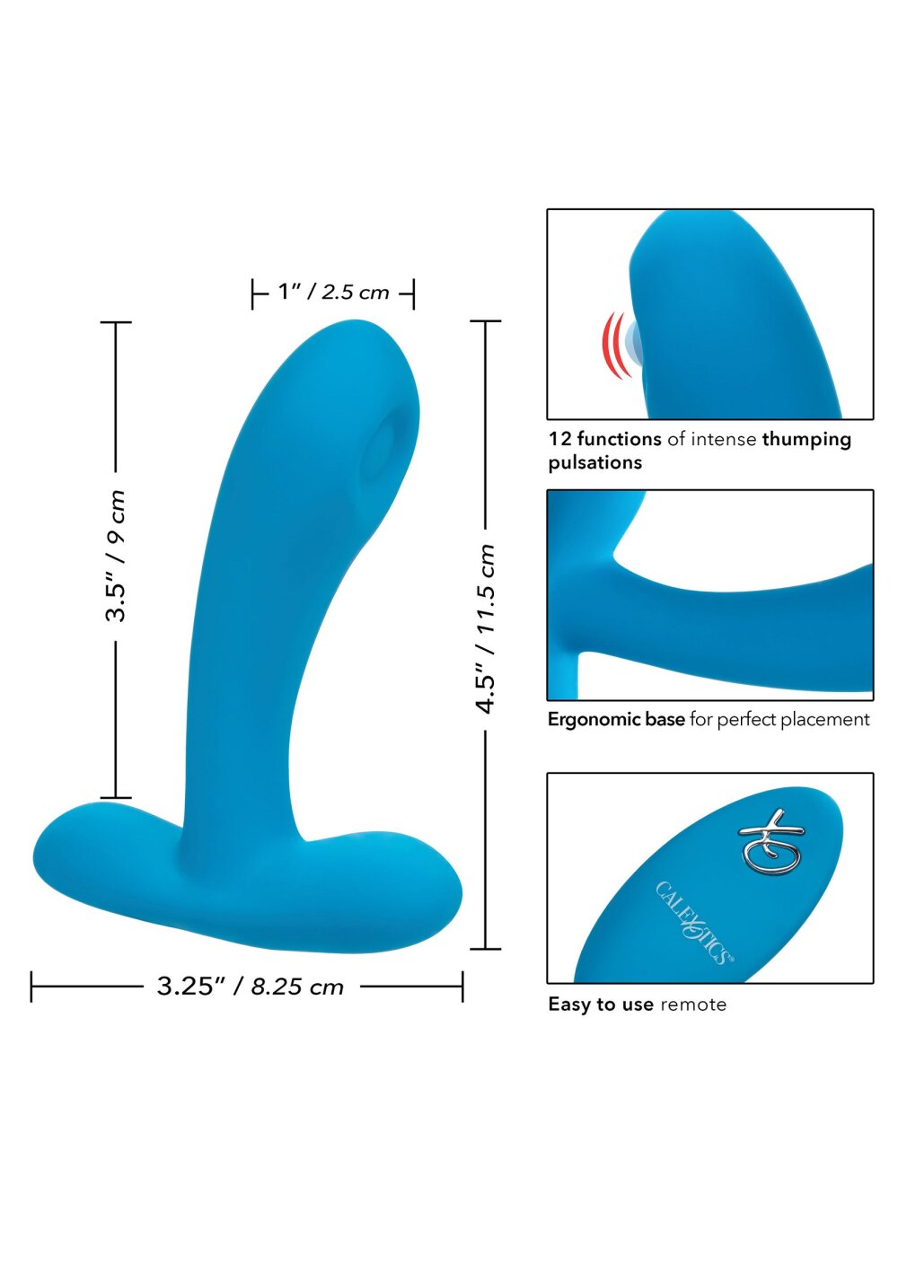 CalExotics Silicone Remote Pulsing Pleaser