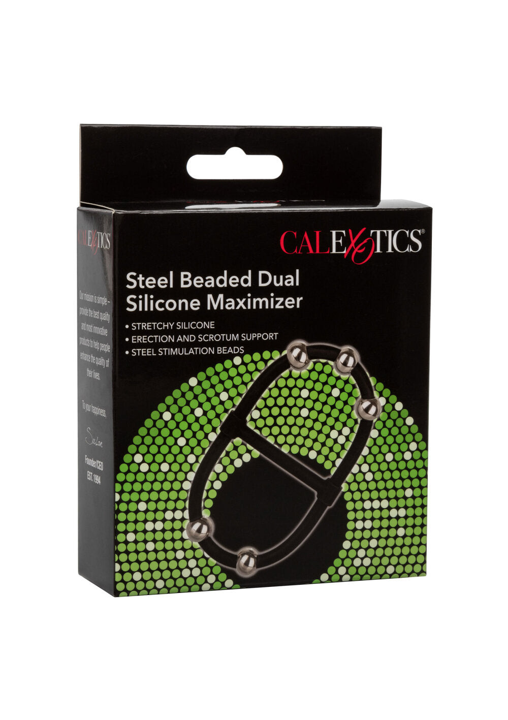 CalExotics Steel Beaded Dual Silicone Maximizer