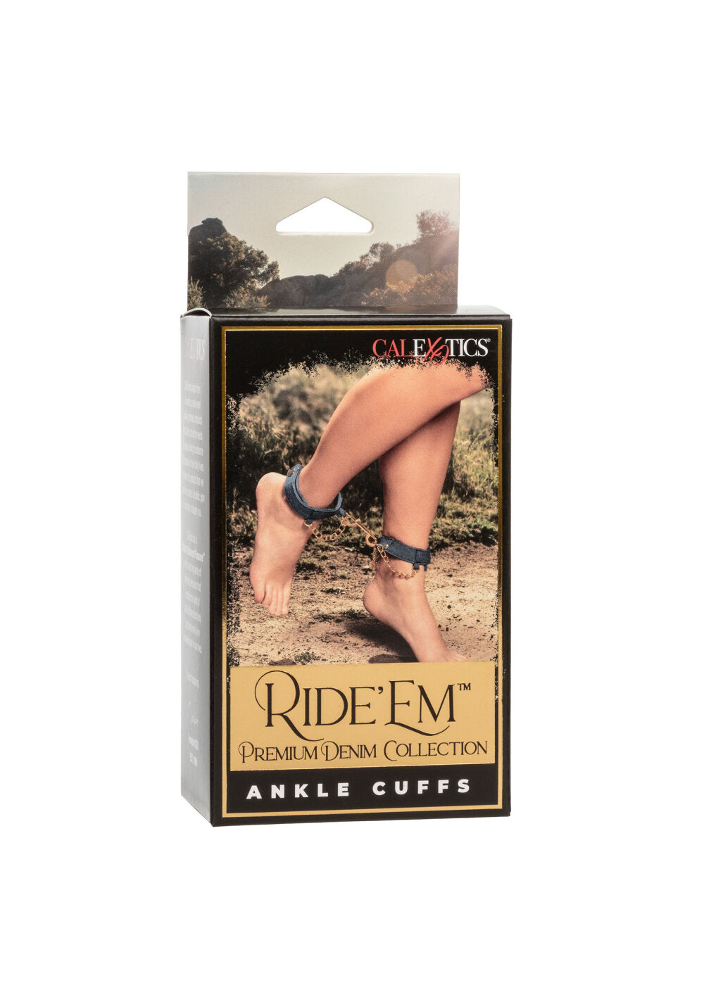 CalExotics Ride 'em Premium Denim Collection Ankle Cuffs