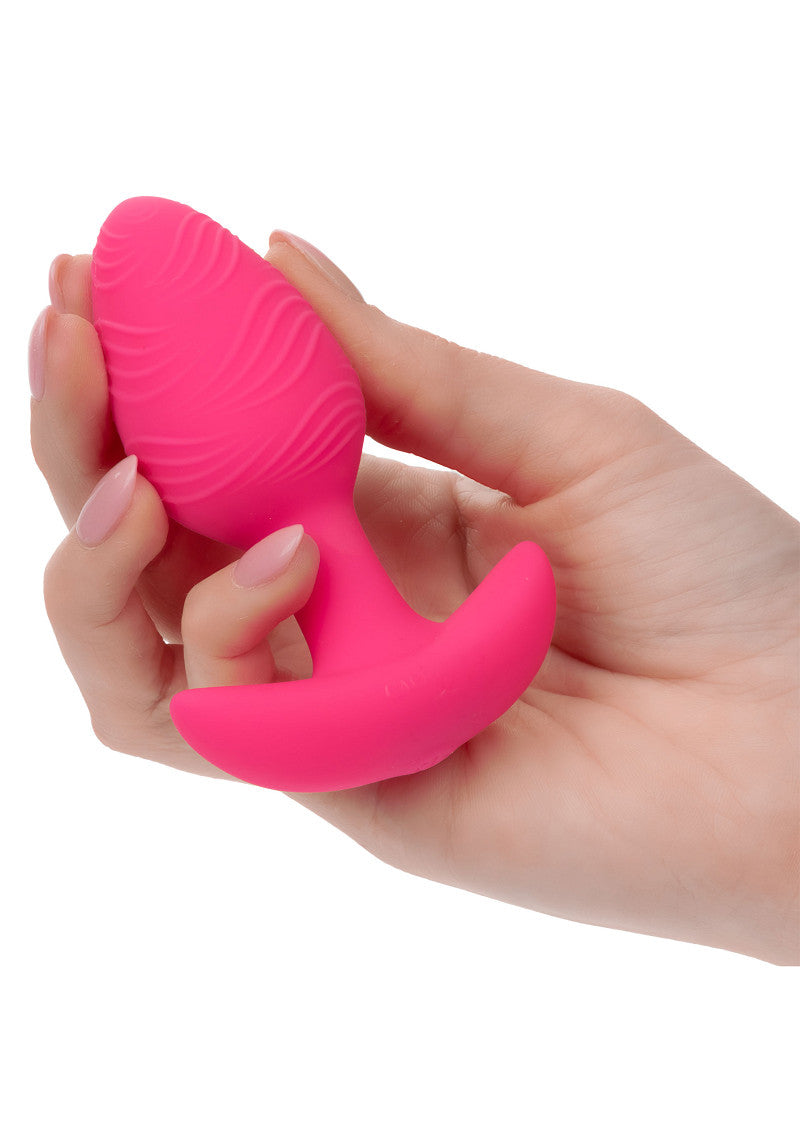 CalExotics Cheeky Vibrating Glow-In-The-Dark Butt Plug Small