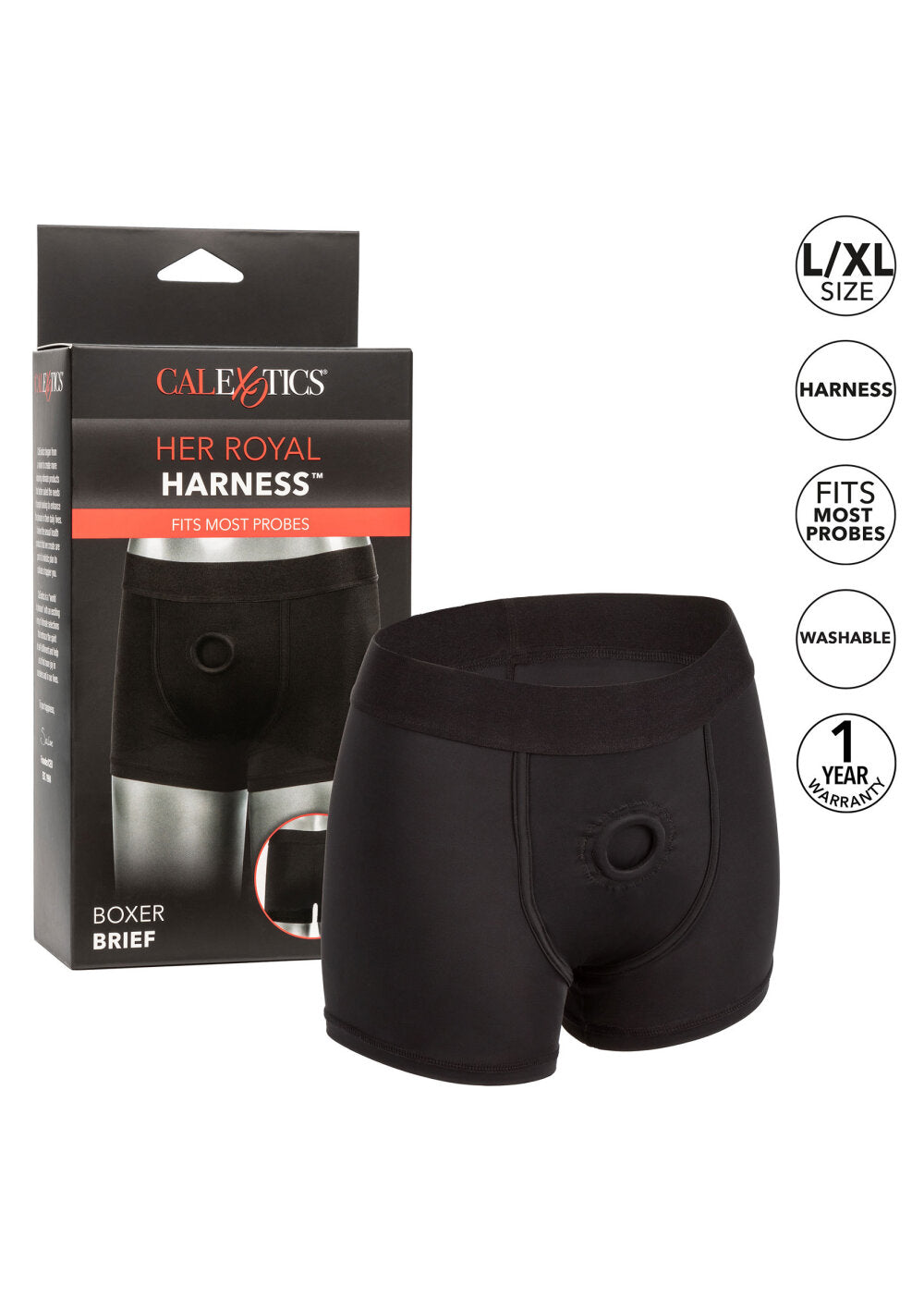 CalExotics Her Royal Harness Boxer Brief