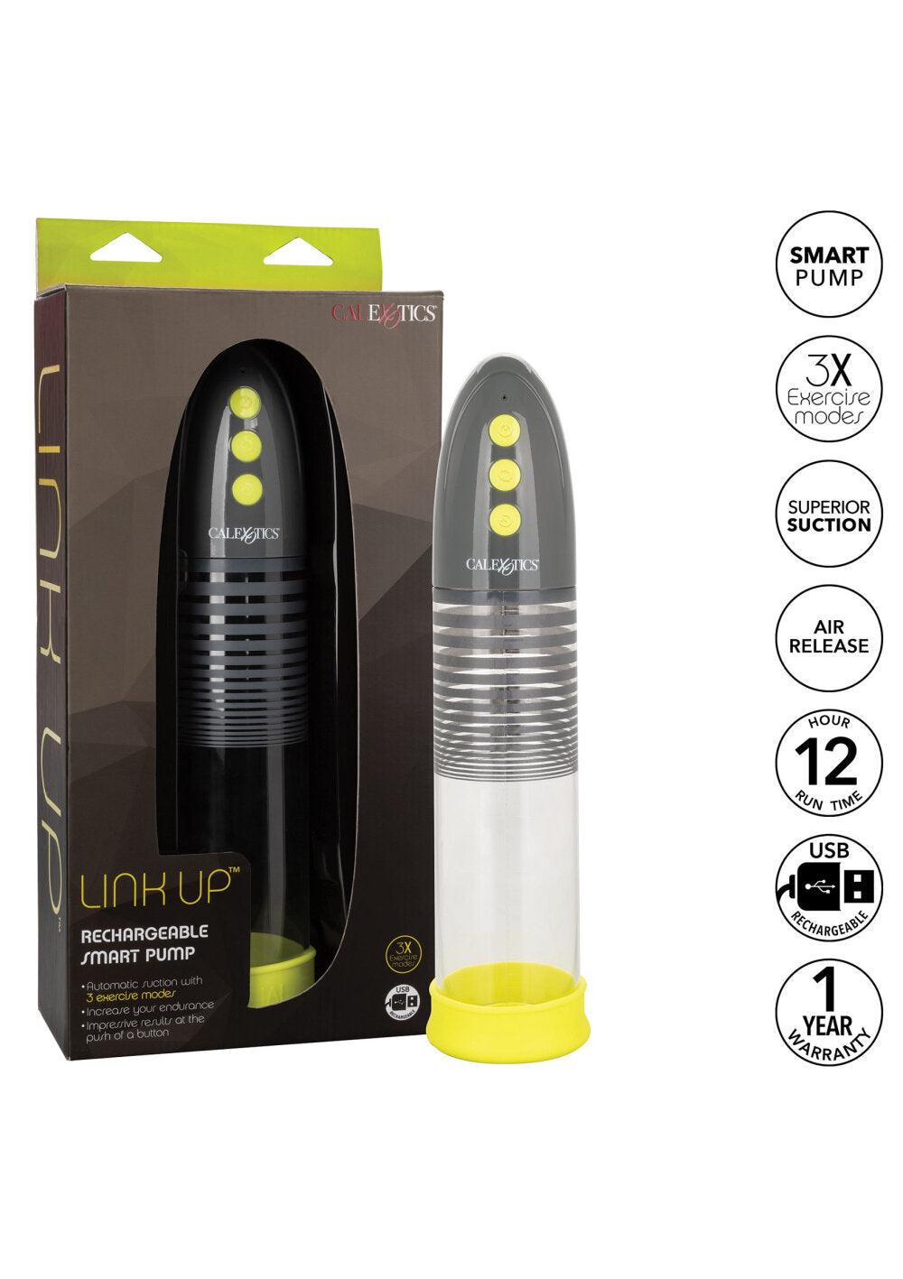 CalExotics Link Up Rechargeable Smart Pump