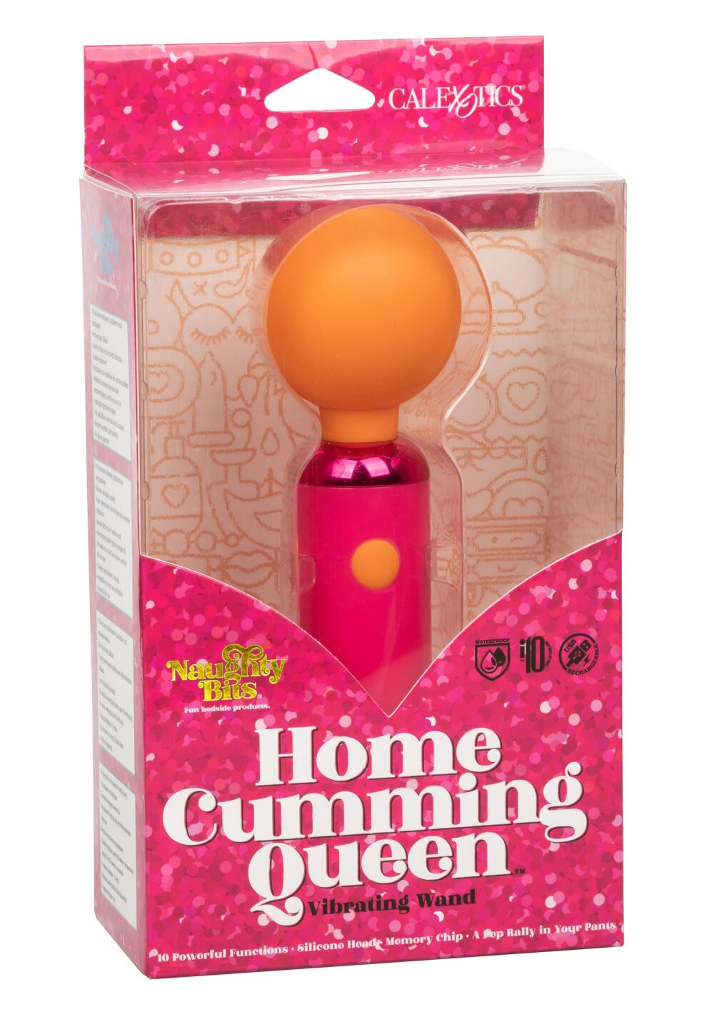 CalExotics Naughty Bits Home Cumming Queen Vibrating Wand