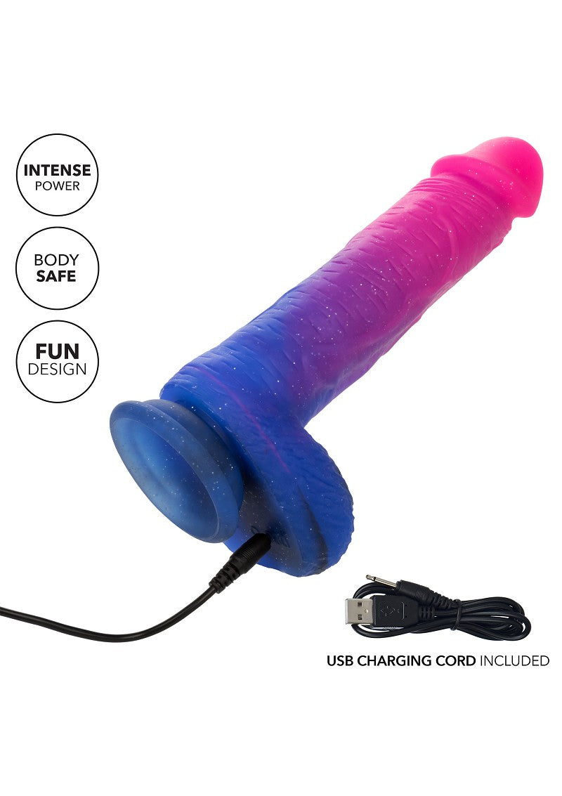 CalExotics Naughty Bits Ombré Hombre XL Vibrating Dildo