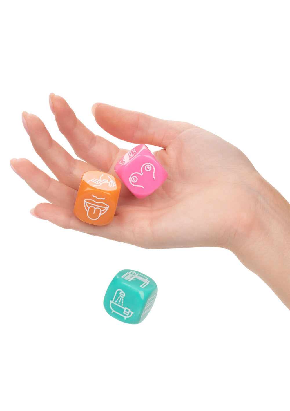 CalExotics Naughty Bits Roll With It Icon-Based Sex Dice Game