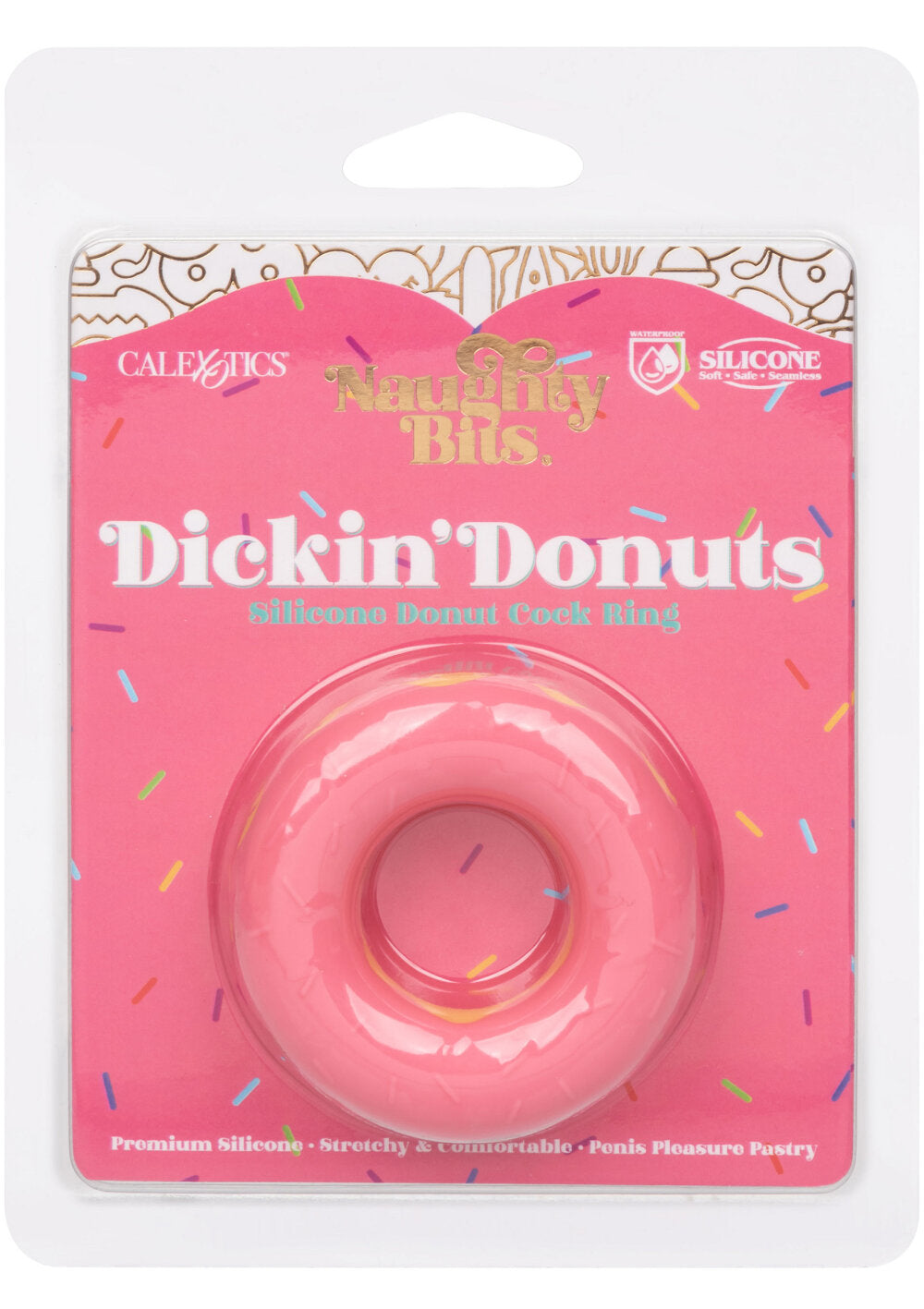 CalExotics Naughty Bits Dickin’ Donuts Silicone Donut Cock Ring