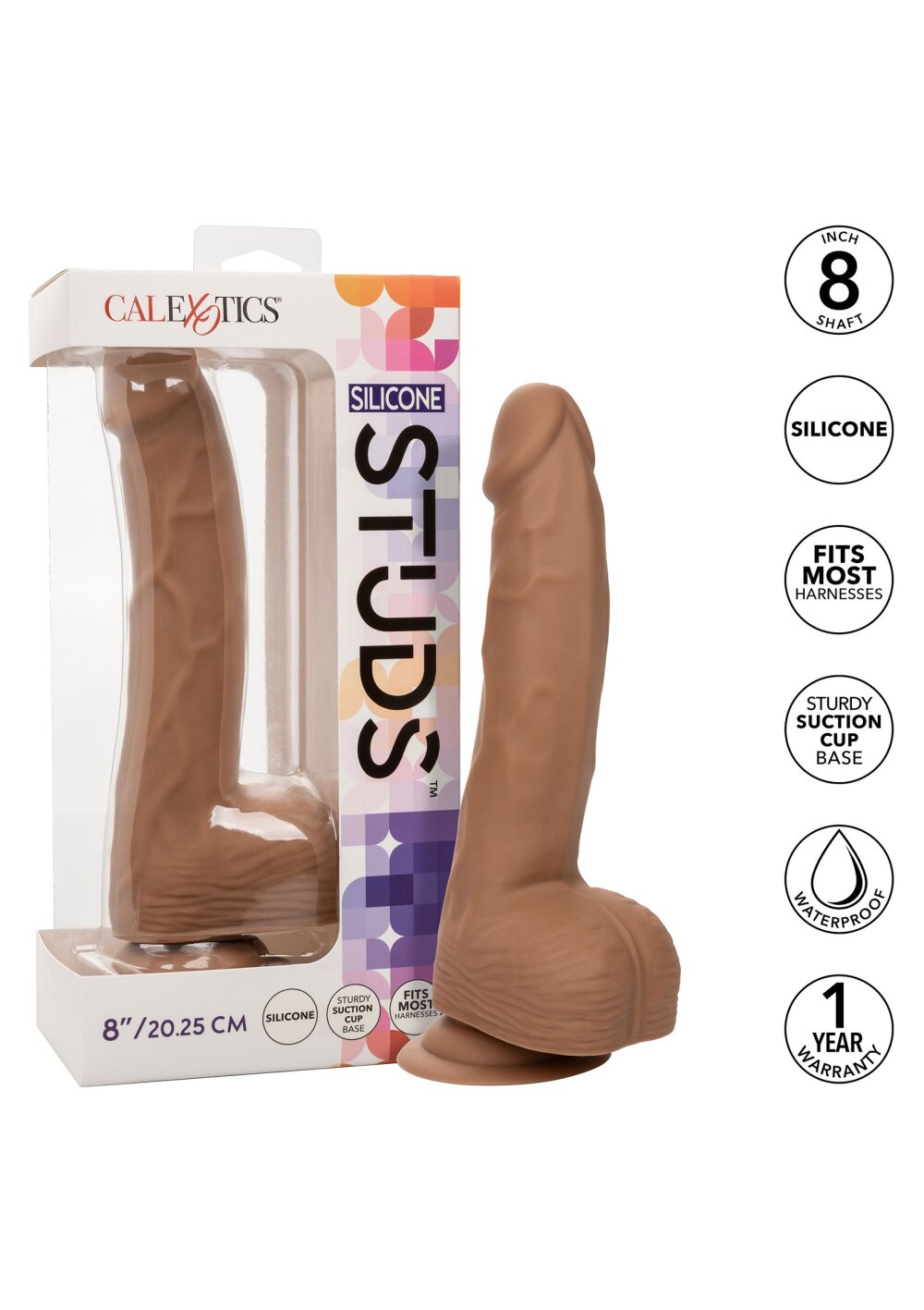 CalExotics Silicone Studs 8'/20.25 cm