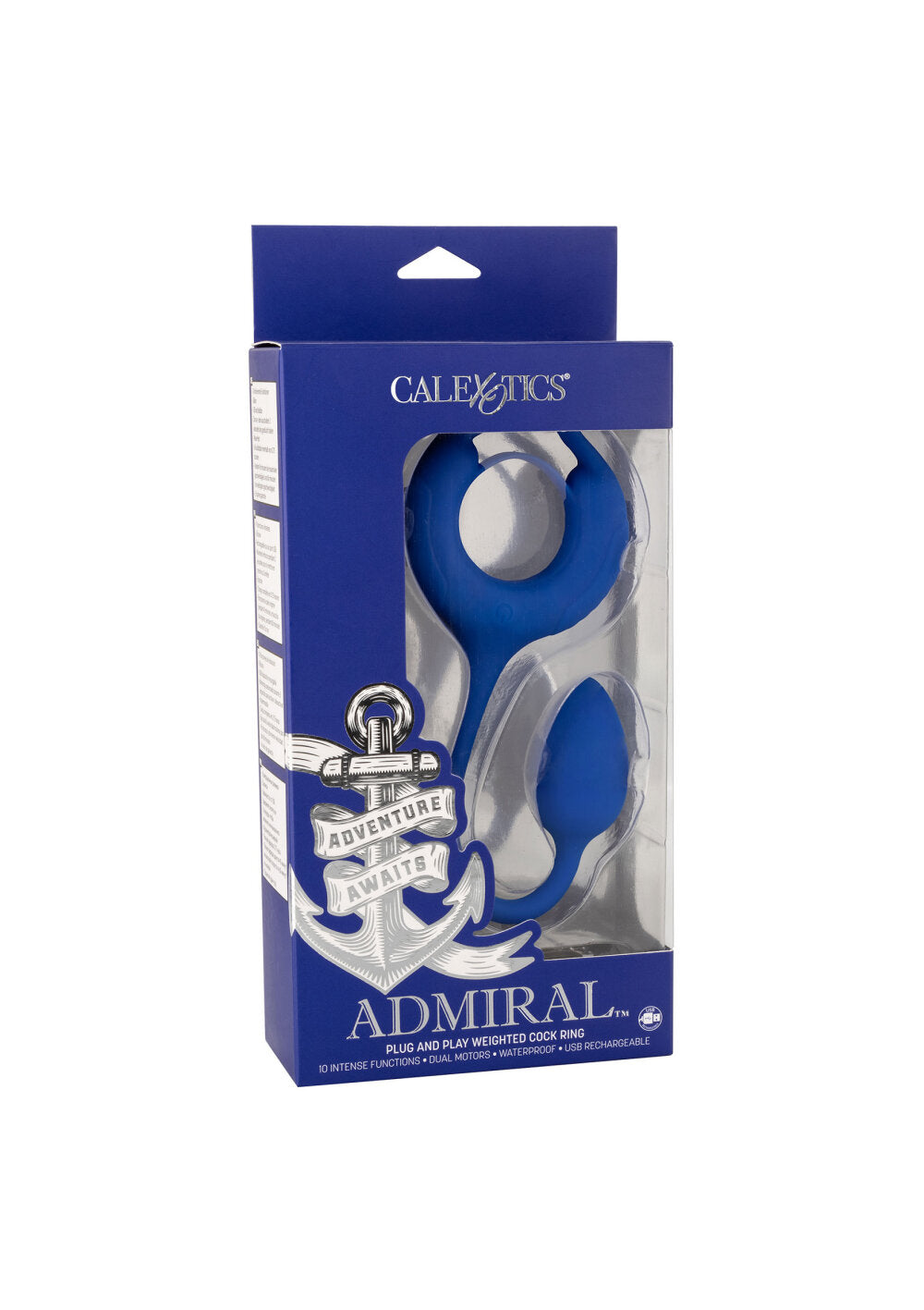 CalExotics Admiral Plug and Play Weighted Cock Ring