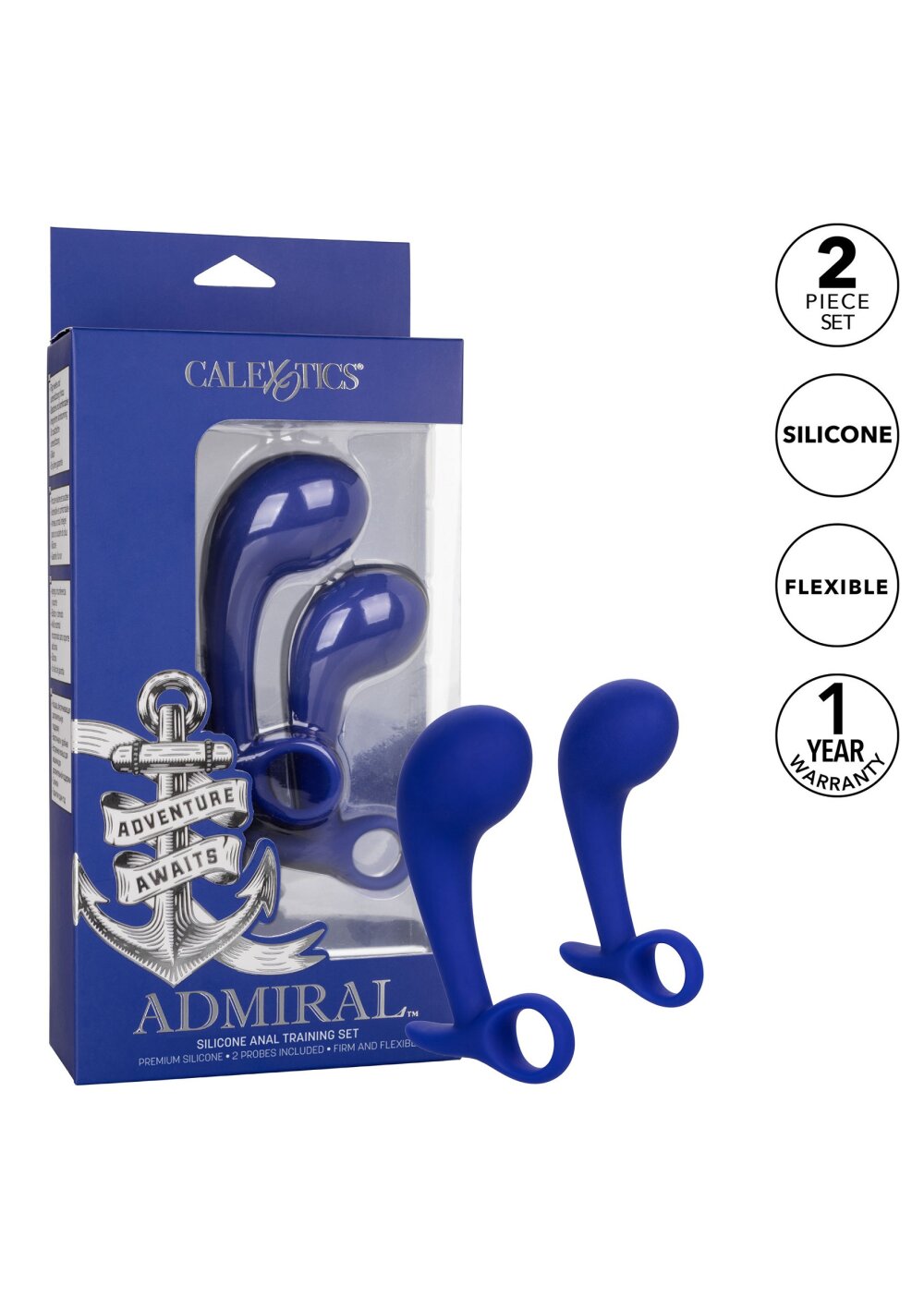 CalExotics Admiral Silicone Anal Training Set