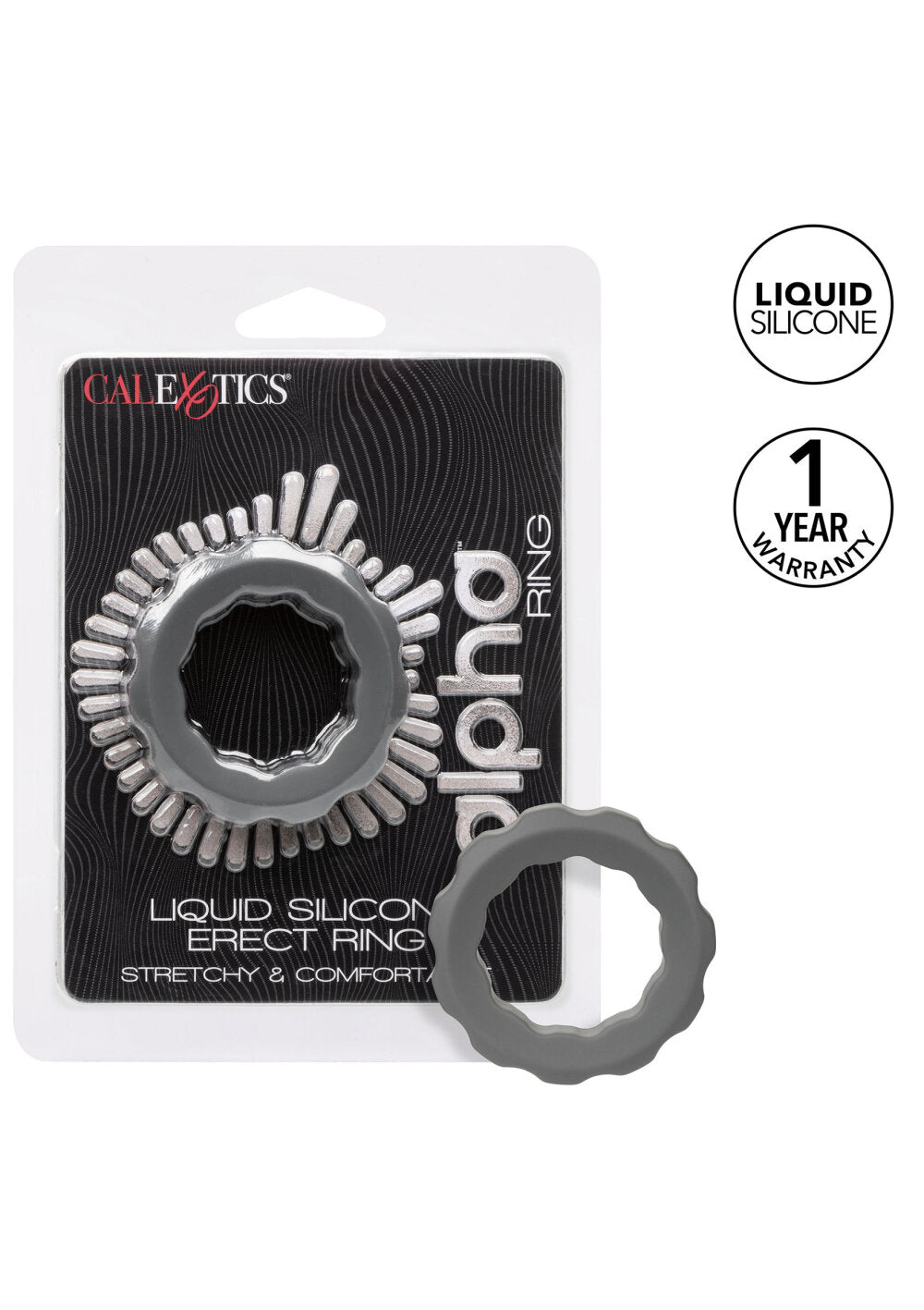 CalExotics Alpha Liquid Silicone Erect Ring