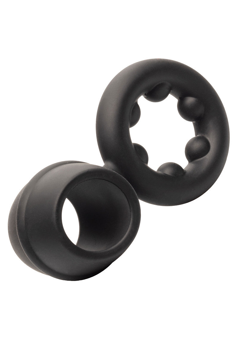 CalExotics Alpha Liquid Silicone Dual Magnum Ring