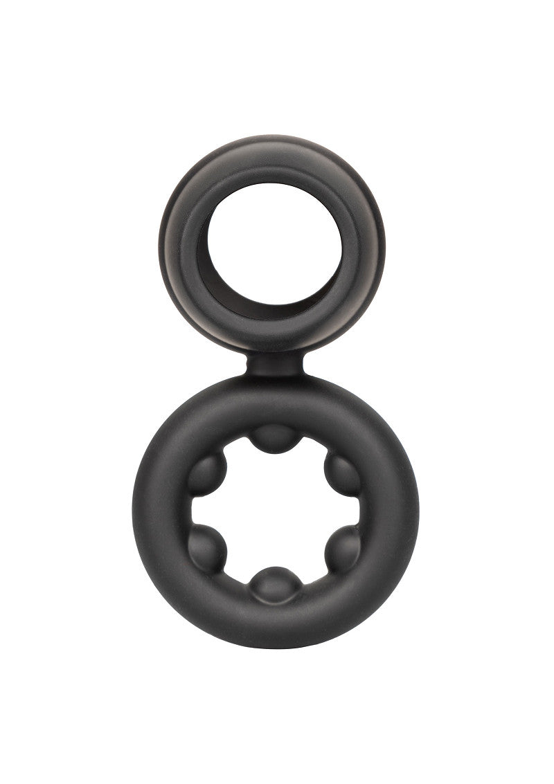 CalExotics Alpha Liquid Silicone Dual Magnum Ring