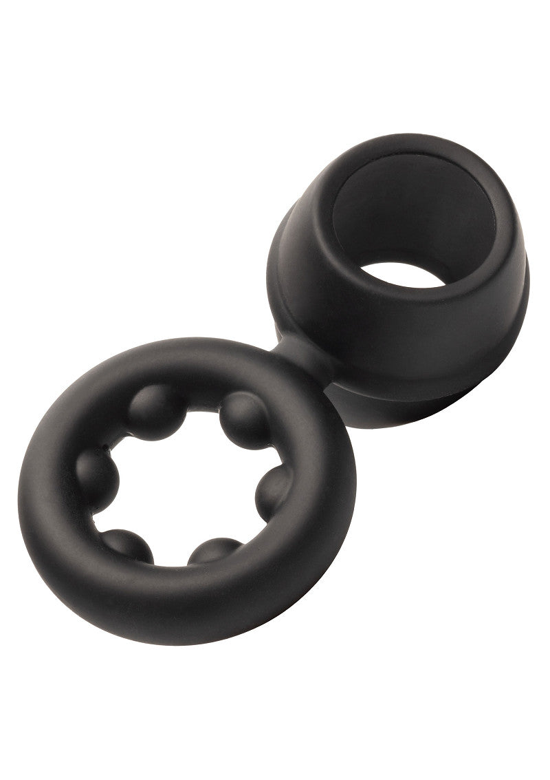 CalExotics Alpha Liquid Silicone Dual Magnum Ring