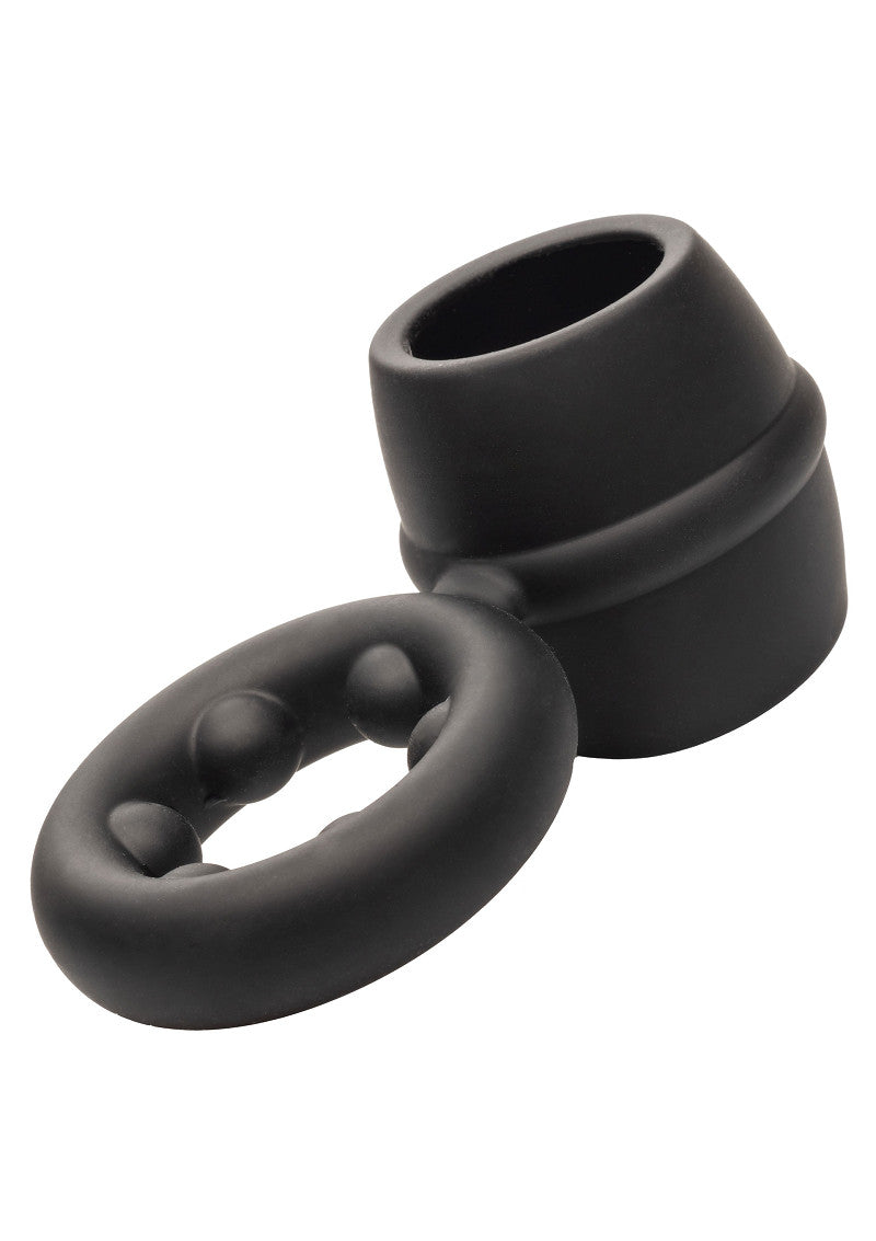 CalExotics Alpha Liquid Silicone Dual Magnum Ring