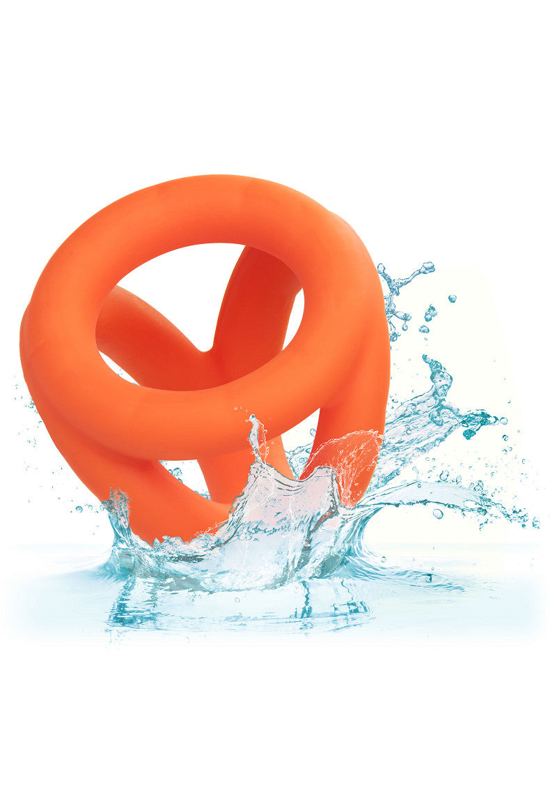 CalExotics Alpha Liquid Silicone Tri-Ring