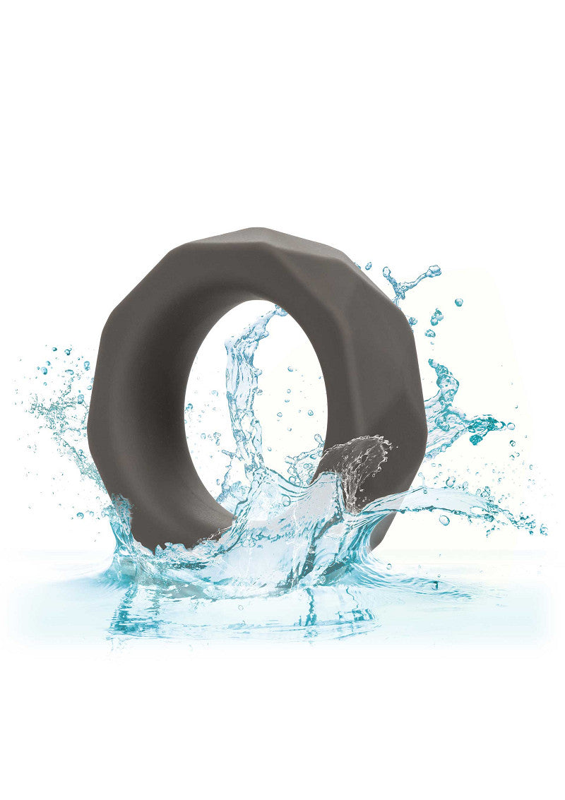 CalExotics Alpha Liquid Silicone Prolong Prismatic Ring