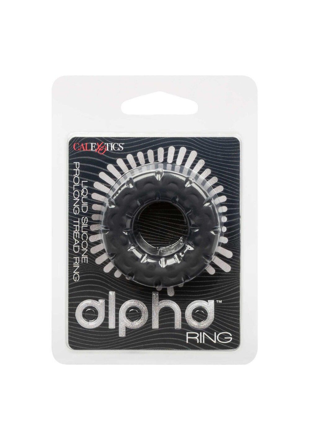 CalExotics Alpha Liquid Silicone Prolong Tread Ring