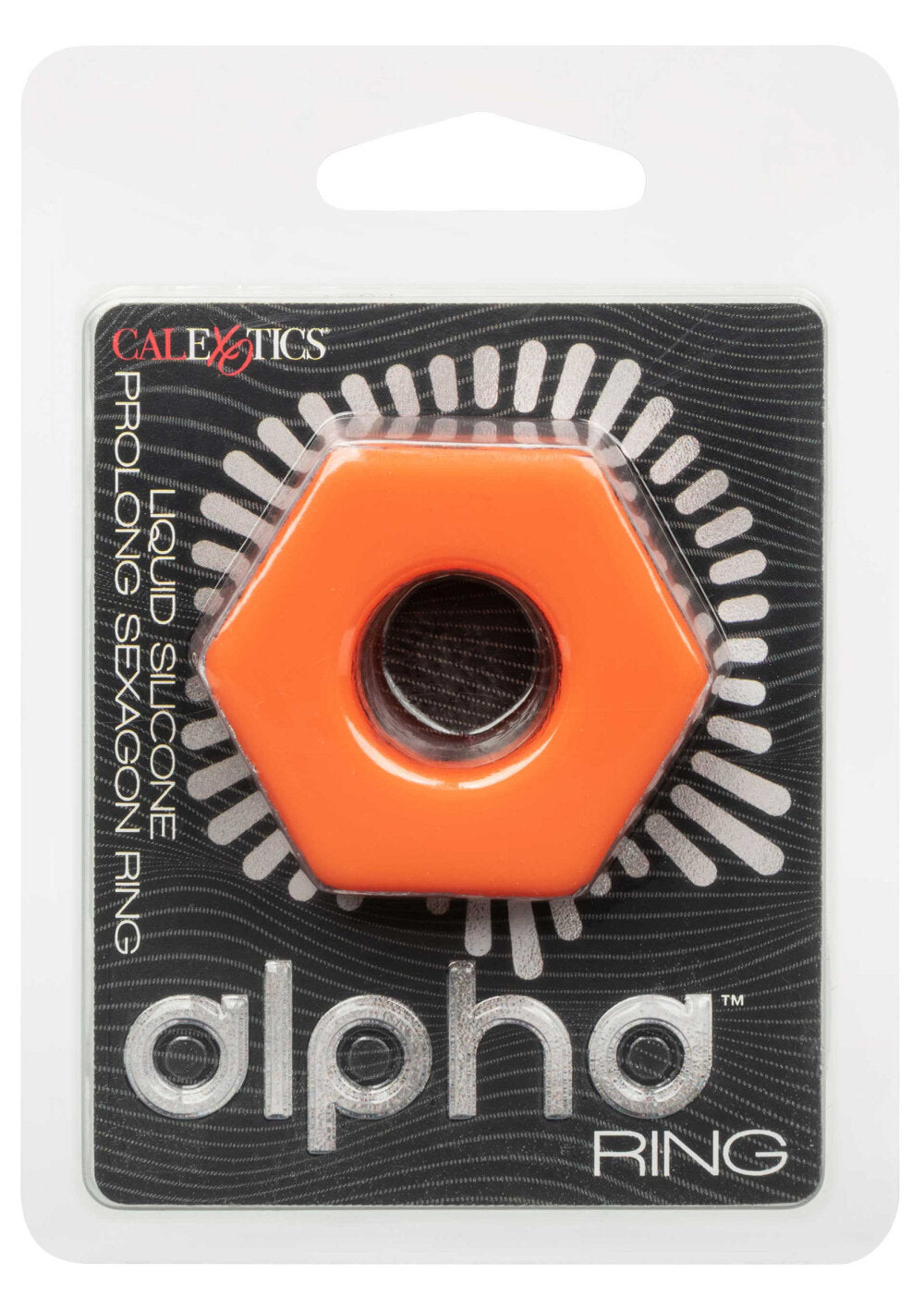 CalExotics Alpha Liquid Silicone Prolong Sexagon Ring