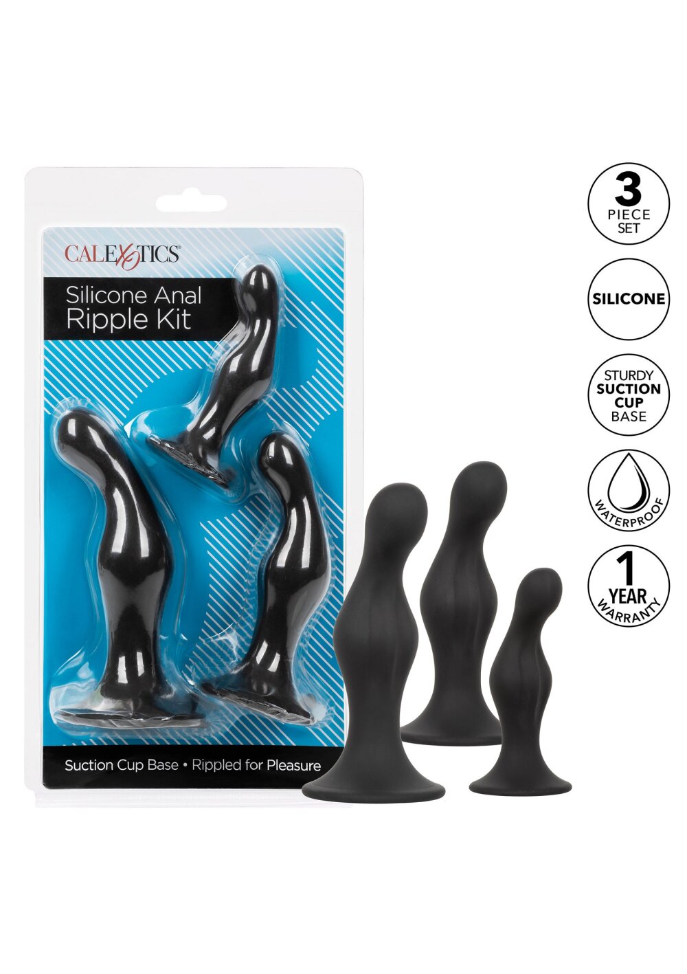 CalExotics Silicone Anal Ripple Kit