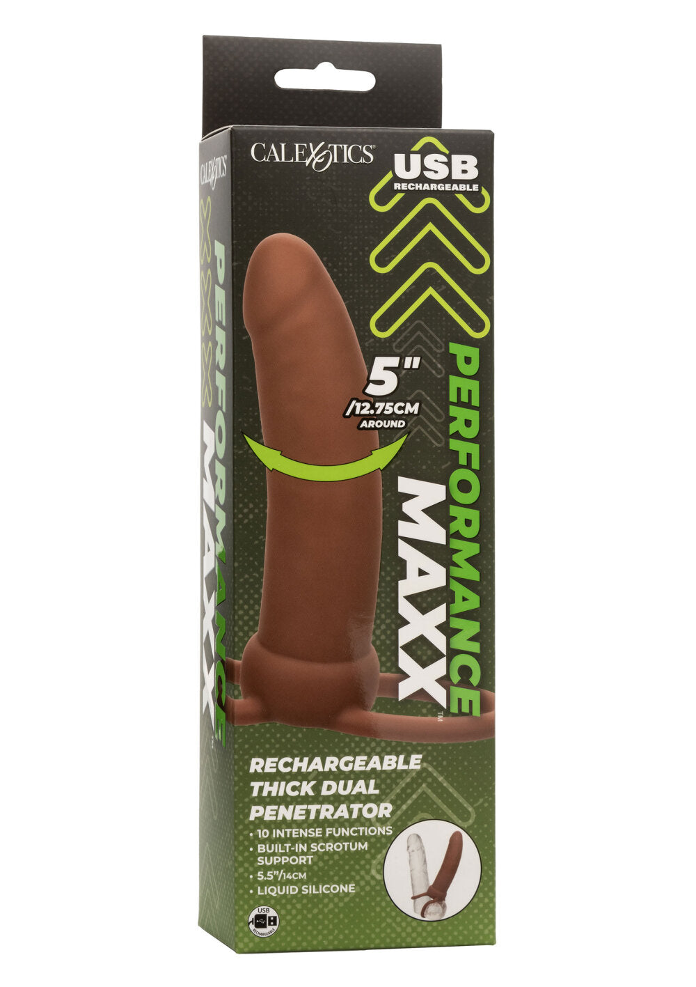 CalExotics Performance Maxx Rechargeable Thick Dual Penetrator