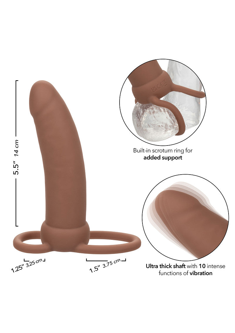 CalExotics Performance Maxx Rechargeable Thick Dual Penetrator