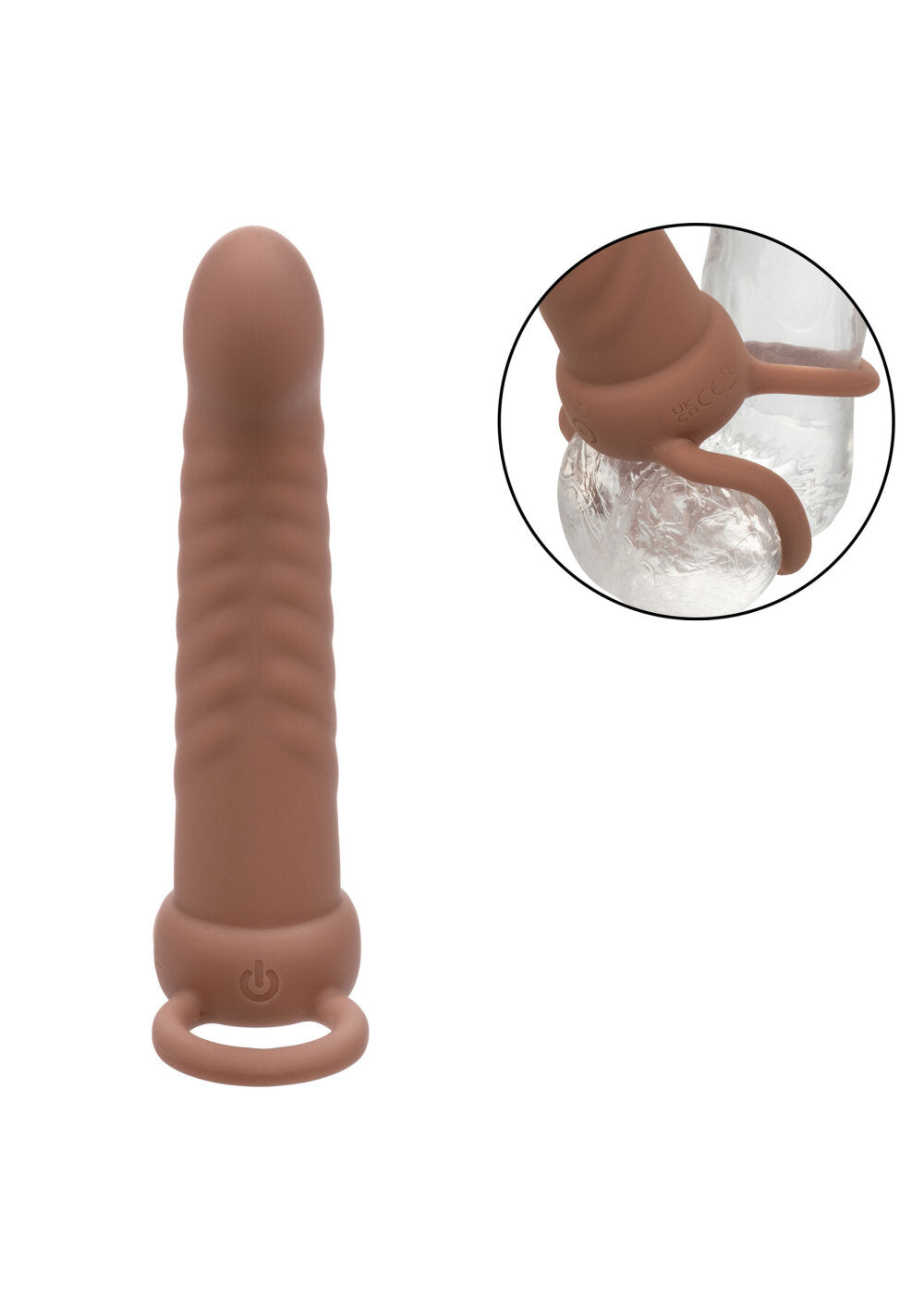 CalExotics Performance Maxx Rechargeable Ribbed Dual Penetrator